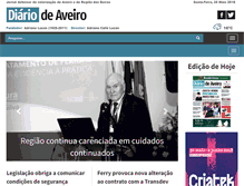 Tablet Screenshot of diarioaveiro.pt